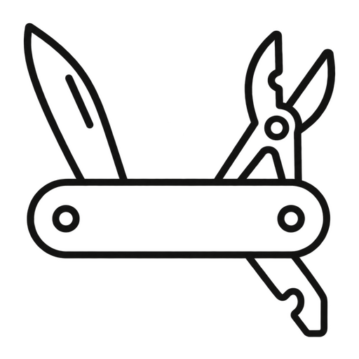 Dárková sada "HANDY GEAR" Nůž, brousek, multitool