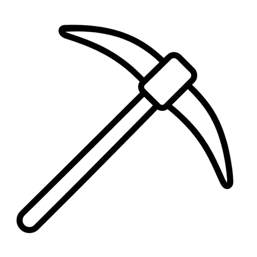 Velký přenosný krumpáč "BIG YELLOW PICKAXE" 2 druhy