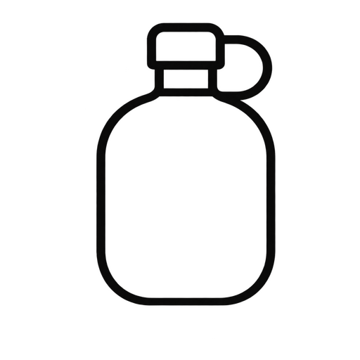 Česká polní láhev "M60 BOTTLE" s koženým úchytem - ZÁNOVNÍ