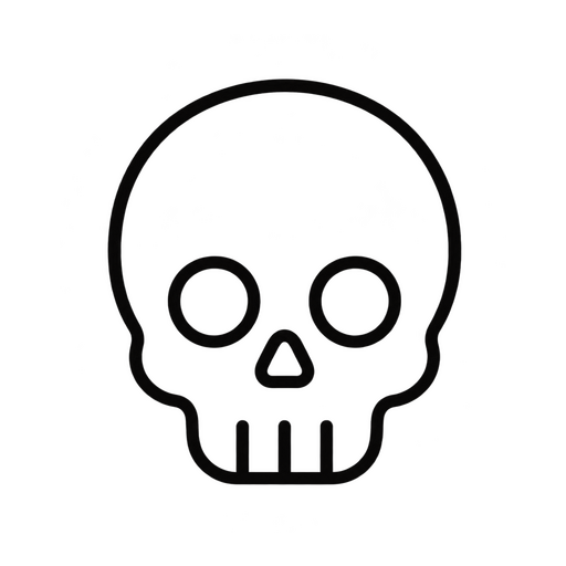 Celokovový nůž "SKELETAL HATRED" s klipem