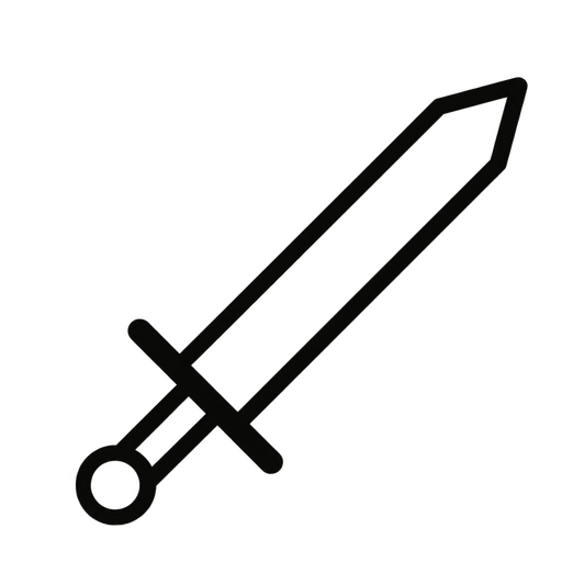 Ocelový meč "PENETRATING SWORD" s plaketou - Demons Souls