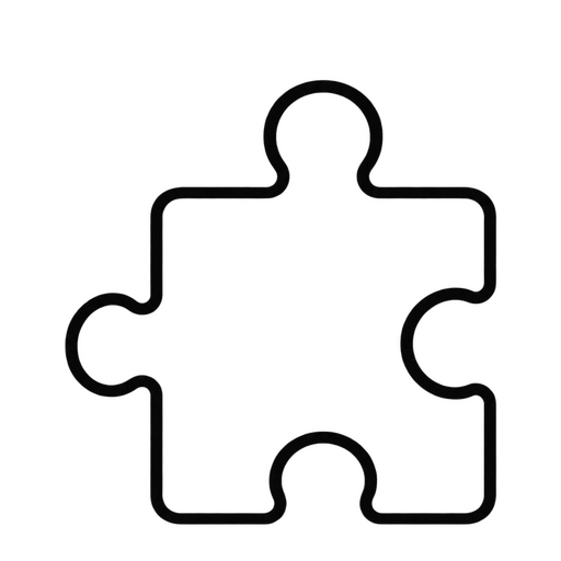Davona Dřevěné puzzle 14 dílků - Psi