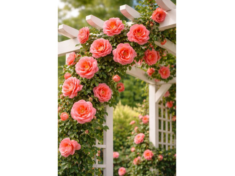 Ruža popínavá Salmon Queen, výška 50-60 cm, kvetináč 1,5 l