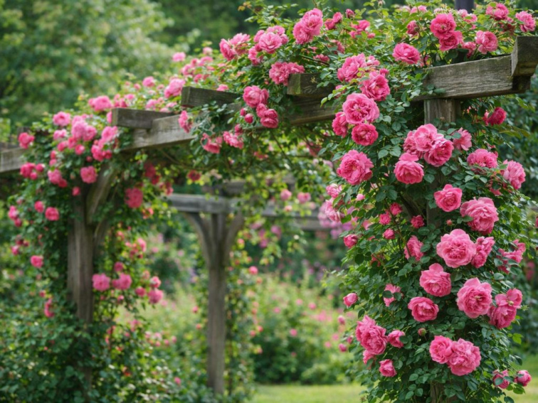 Ruža popínavá Candy Queen, výška 50-60 cm, kvetináč 1,5 l