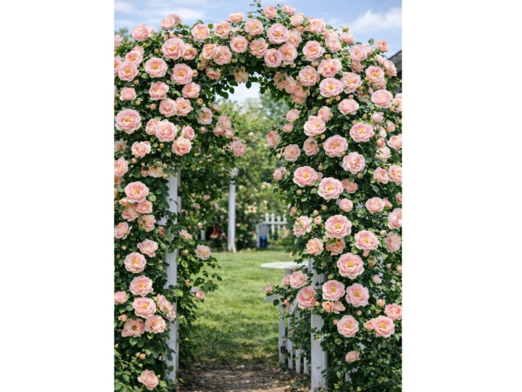 Ruža popínavá Lolypop Queen, výška 50-60 cm, kvetináč 1,5 l