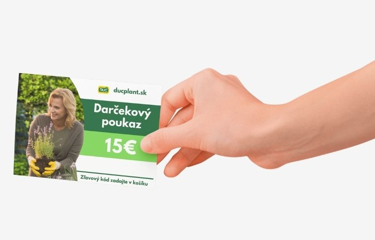 Elektronický darčekový poukaz v hodnote 15 EUR