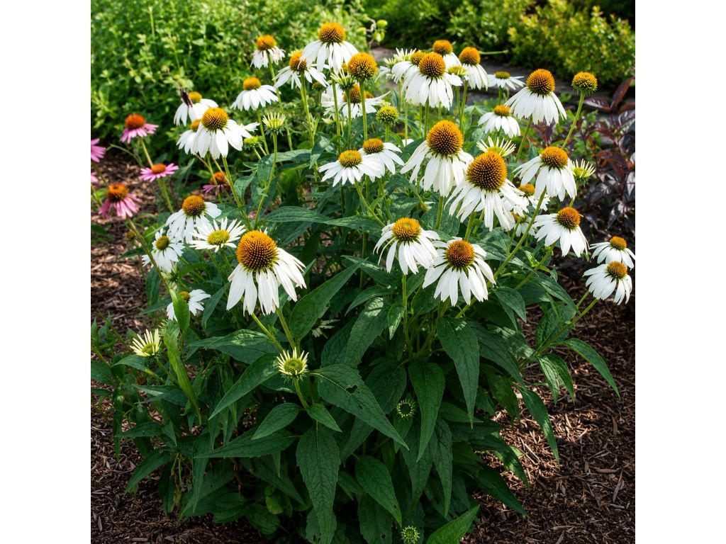 Echinacea White Swan, kvetináč 9 cm