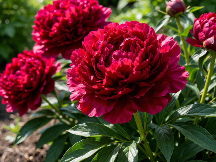 Pivonka bylinná Red Double, kvetináč 1,5 l