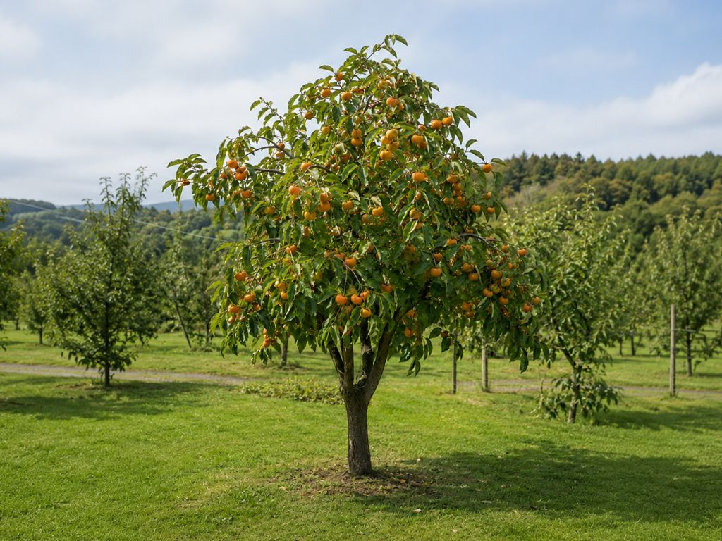 Hurmikaki Hana Fuyu na 70-80 cm kmienku, výška 180-200 cm, kvetináč 12 l