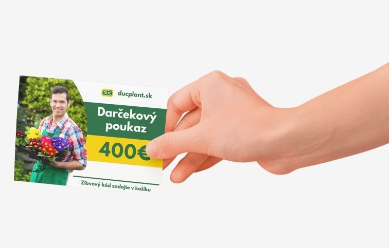 Elektronický darčekový poukaz v hodnote 400 EUR