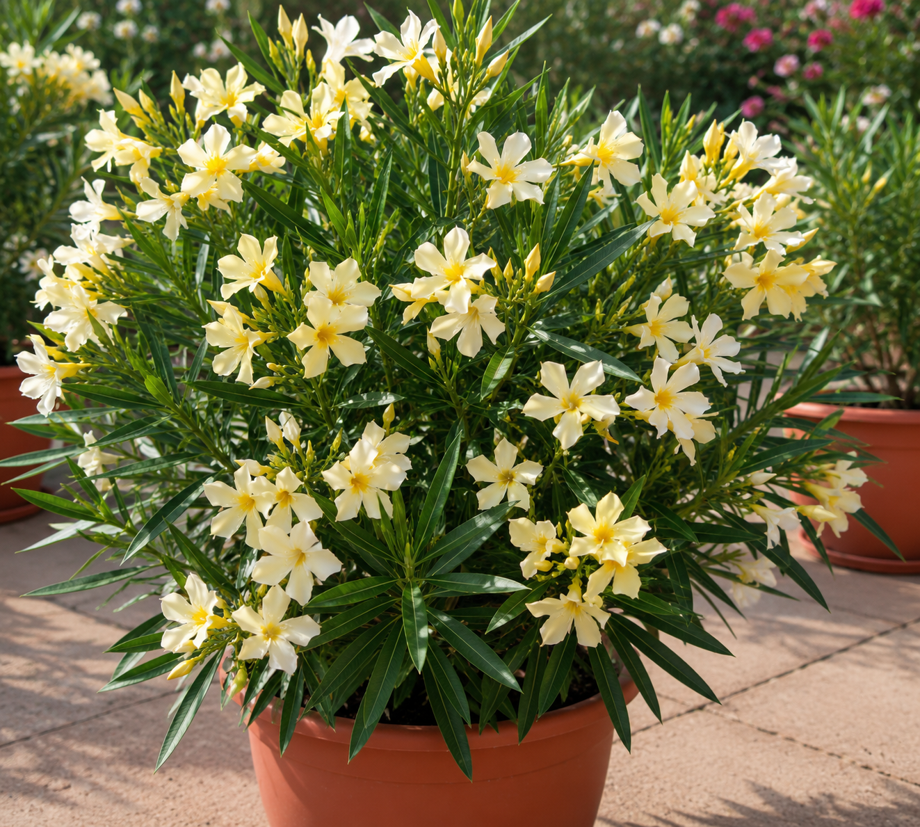 Oleander Marie Gambetta, výška 80-100 cm, kvetináč 18 l