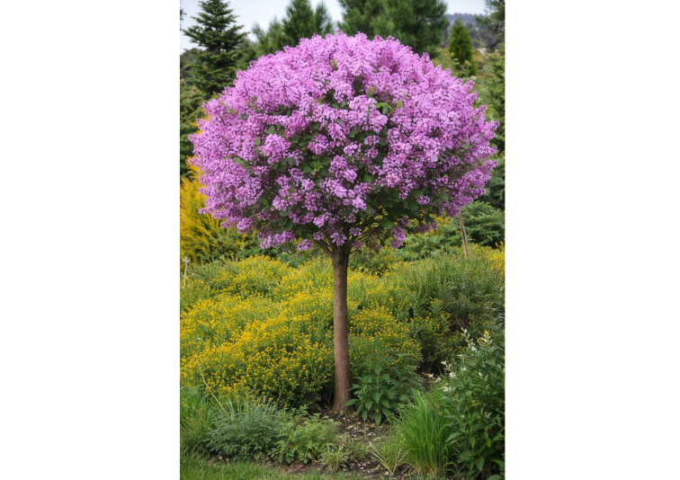 Orgován Dark Purple na 60 cm kmienku, výška 90-110 cm, kvetináč 19 cm