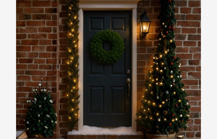 Veniec zelený 40 cm