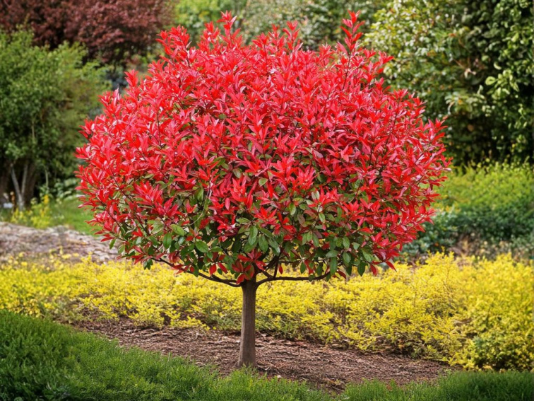 Červienka fraserova Red Robin na 130-140 cm kmienku, výška 170-190 cm, kvetináč 12 l