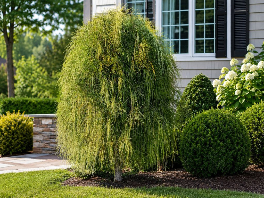 Tuja západná Filiformis na kmienku, výška 170-180 cm, kvetináč 7,5-10 l