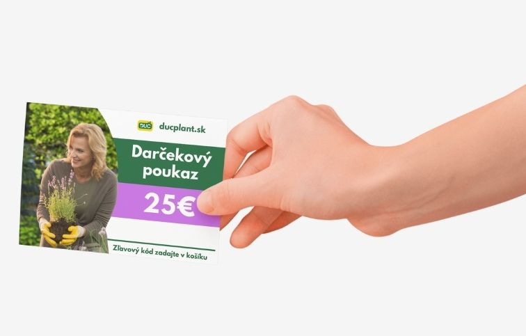 Elektronický darčekový poukaz v hodnote 25 EUR