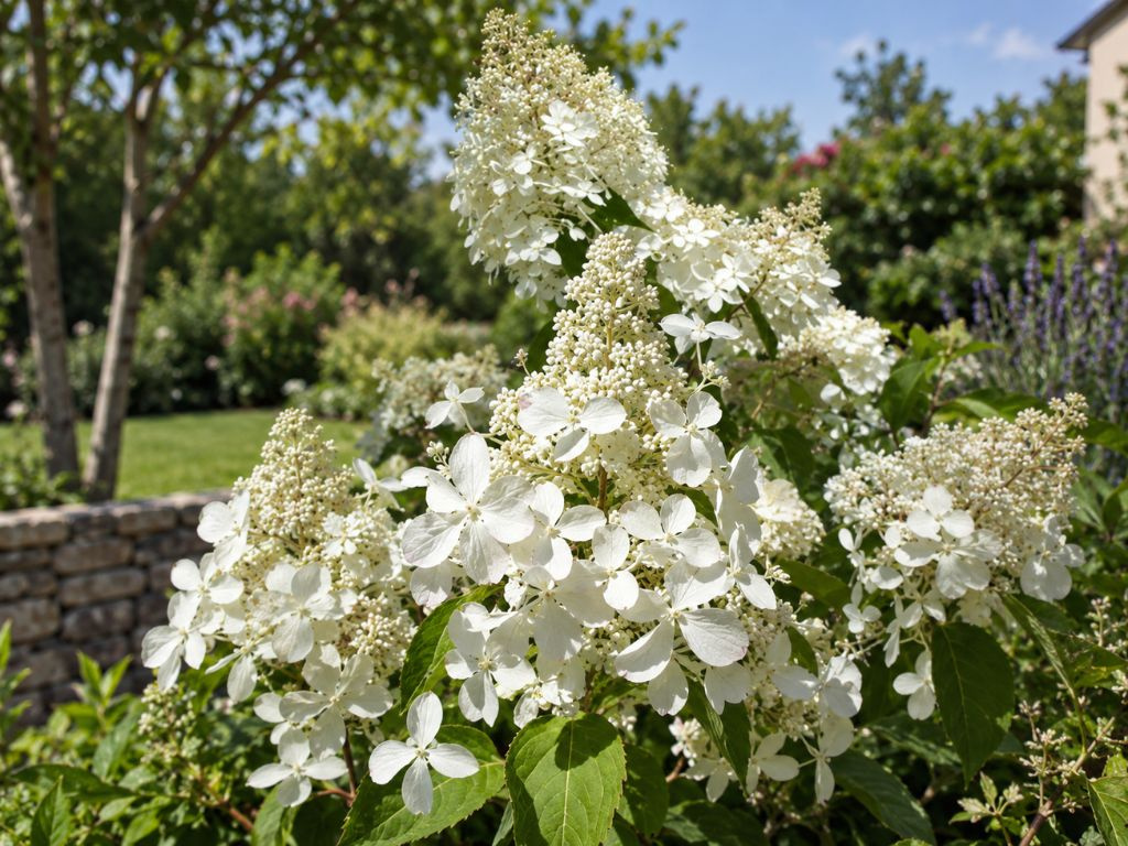 Hortenzia metlinatá Levana na 90-100 cm kmienku, výška 130-150 cm, kvetináč 5-7,5 l
