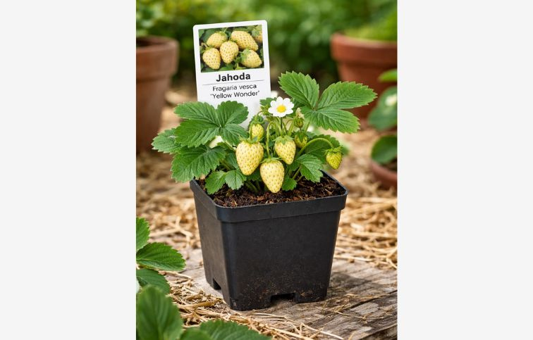 Jahoda lesná stálerodiaca Yellow Wonder
