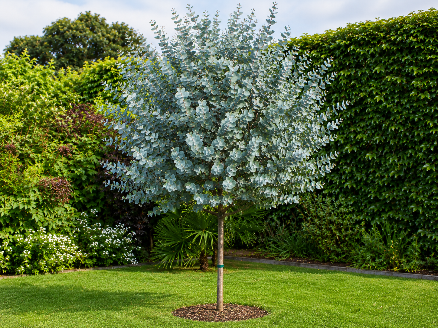 Eukalyptus gunnii Azura na 170-180 cm kmienku, výška 230-270 cm, kvetináč 25 l