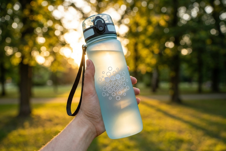 Ars Una Láhev matná 800ml Ice Blue