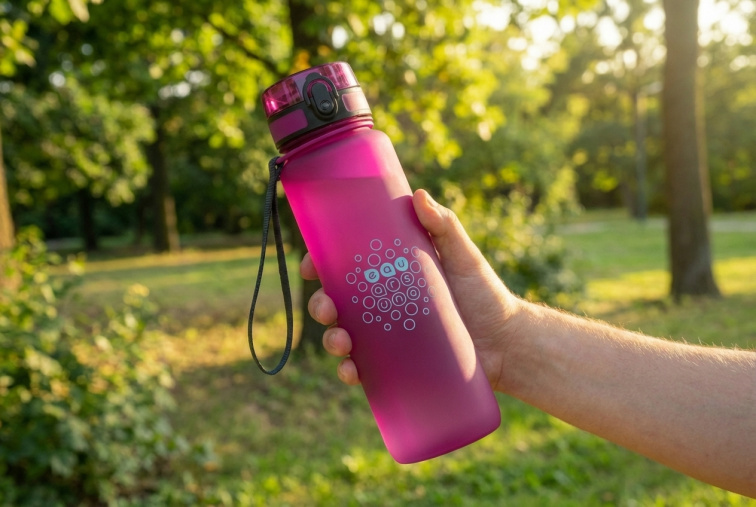 Ars Una Láhev matná 800ml Magenta