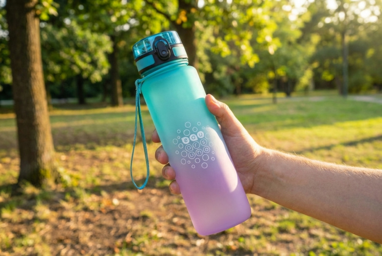 Láhev matná 1000 ml motivační orchidea