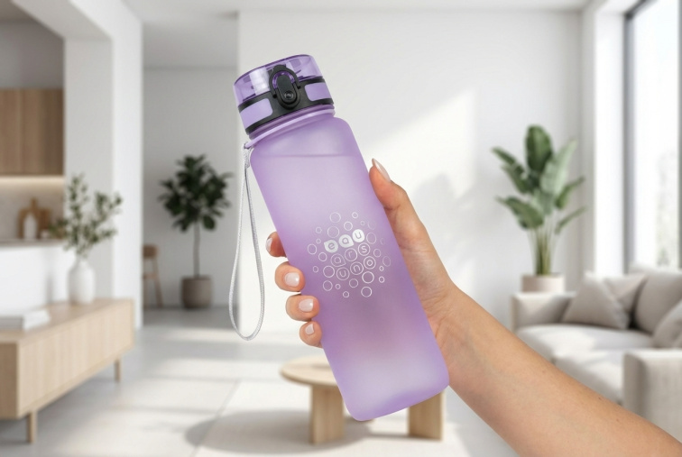 Láhev matná 800 ml fialová