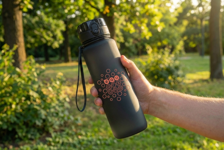 Ars Una Láhev matná 600 ml Dark Gray