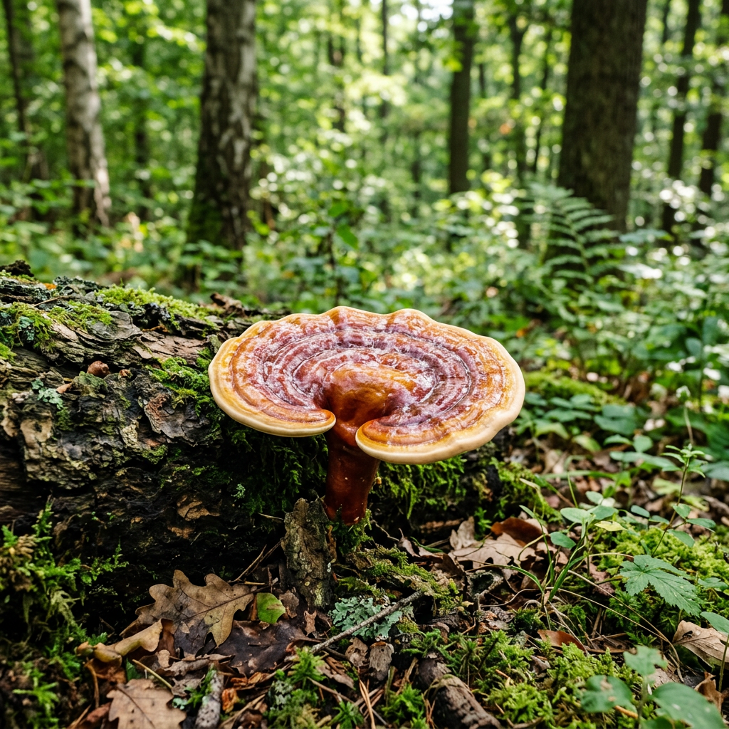 Lesklokorka lesklá - reishi