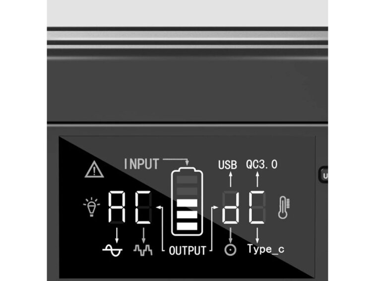 Přenosný záložní zdroj FlashFish P63 – 500W / 520Wh