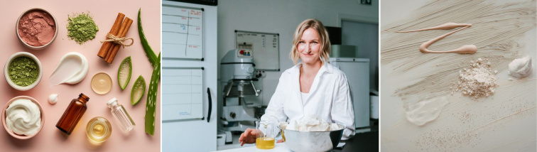 aktivní látky a hlavní formulátorka kosmetické firmy Anela