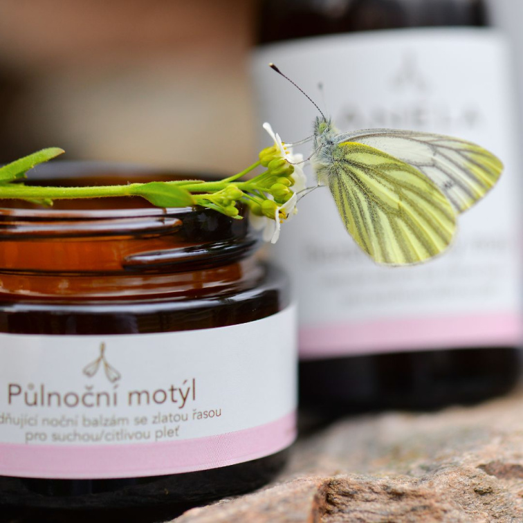 motýlí pohlazení pro pleť: řada Motýl