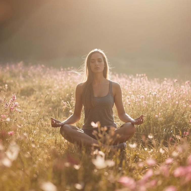 Jóga a meditace pro zdravý životní styl.