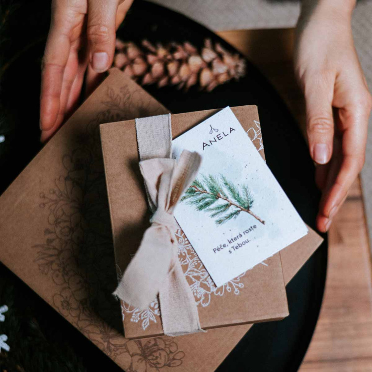 dárkový balíček Anela s vánoční dárkovou kartičkou