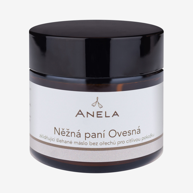 Zklidňující tělové máslo bez ořechů: Něžná paní Ovesná