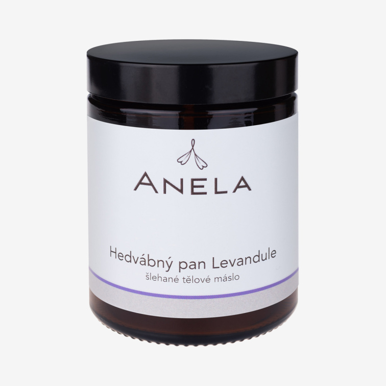 Šlehané tělové máslo s vůní levandule: Hedvábný pan Levandule