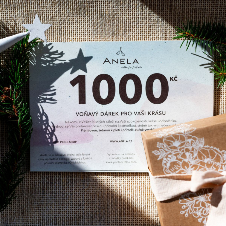 Dárkový poukaz v hodnotě 1000 Kč