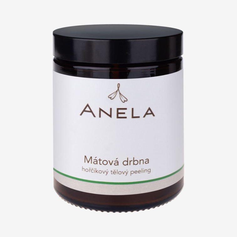 Mátová drbna: tělový hořčíkový peeling
