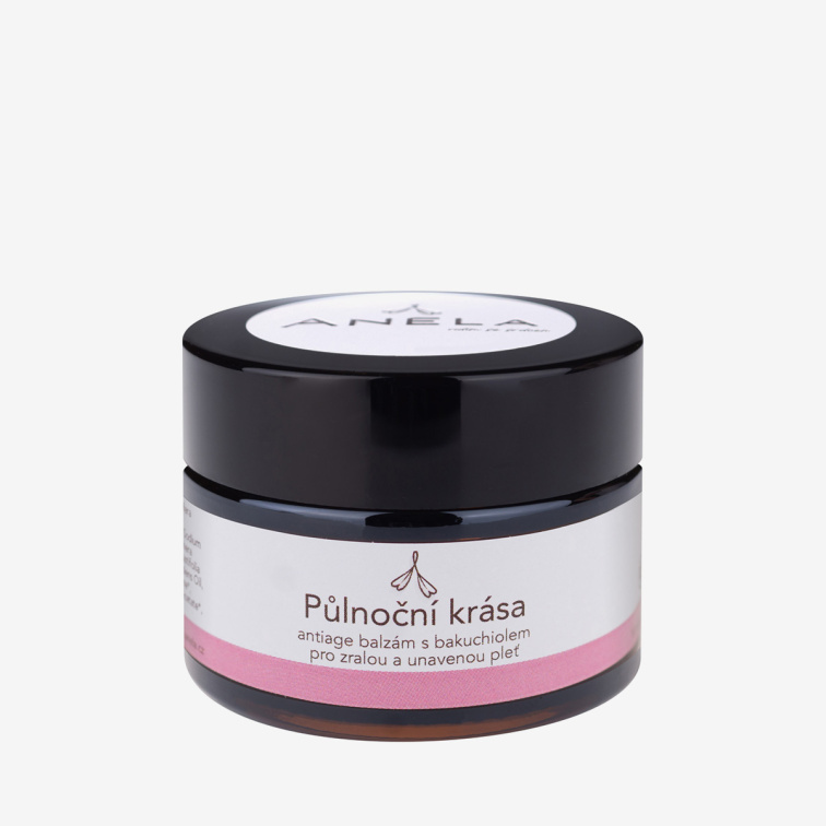 Anti-age pleťový krém na noc: Půlnoční krása