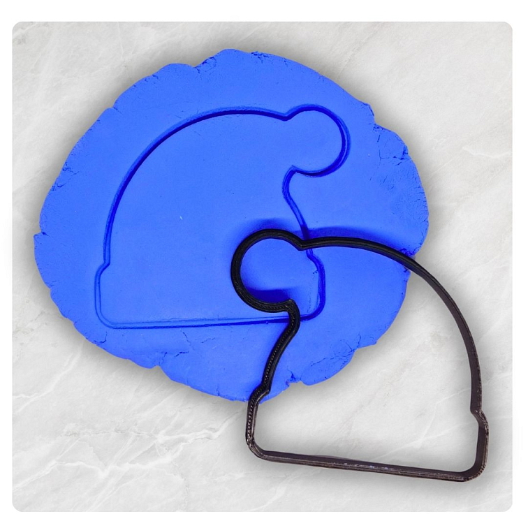 Vánoční čepice vykrajovátko