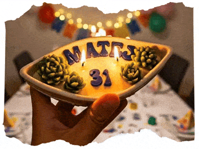 Narozeninová svíčka na míru pro muže