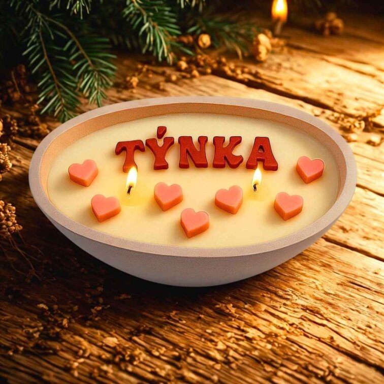 Svíčka na míru s jménem