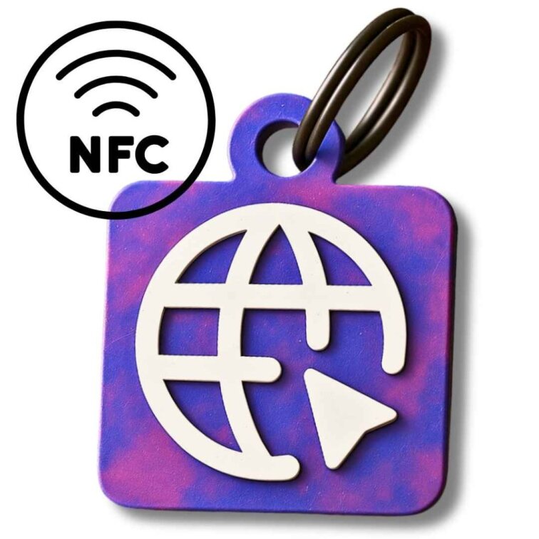 NFC Přívěsek s vlastním odkazem na webové stránky