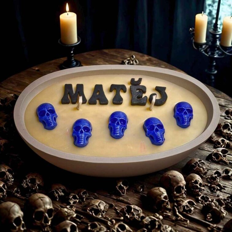 Svíčka na míru s jménem