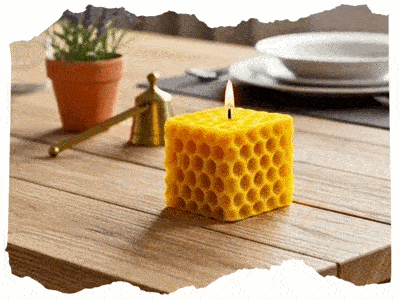 Zajímavý patvar svíčka