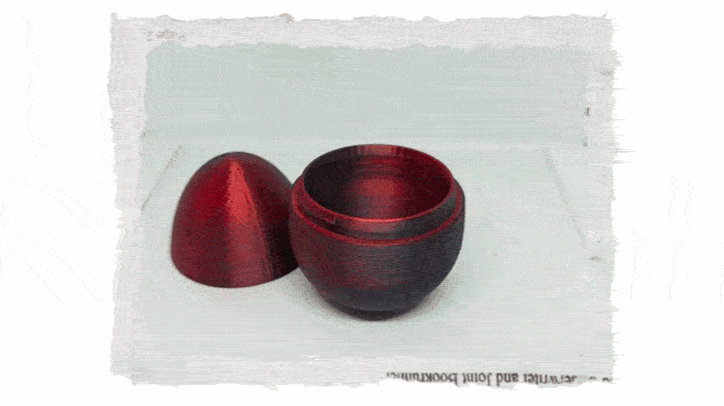 3D Klasické vajíčko pro miniaturky