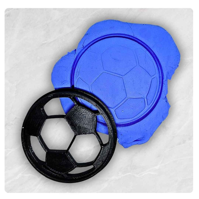 Fotbalový míč vykrajovátko