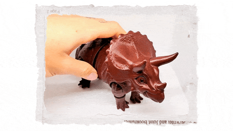 3D Triceratops
