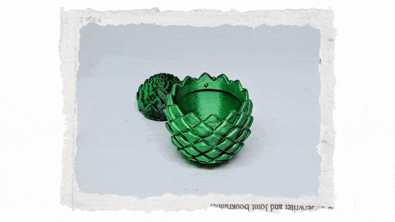 3D Dračí vajíčko malé