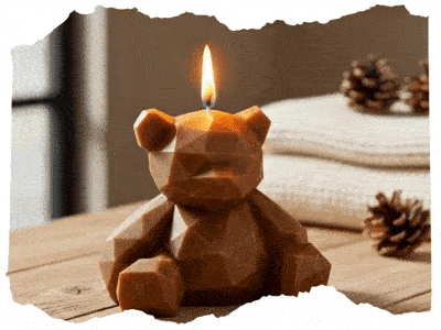 Hranatý medvěd svíčka
